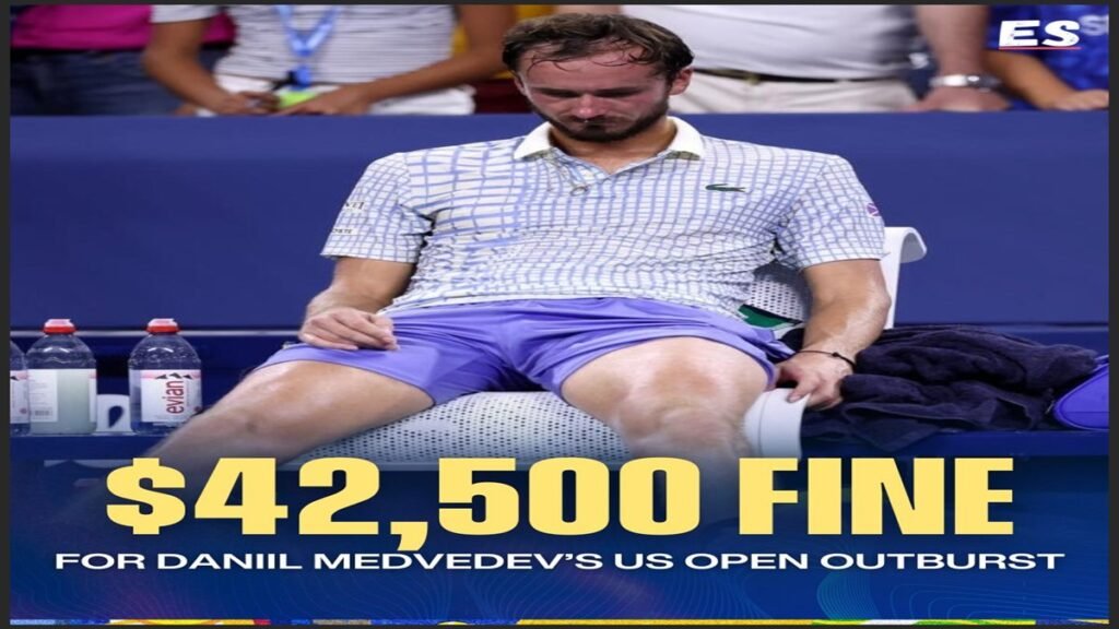 Daniil Medvedev US Open 2025 Fine