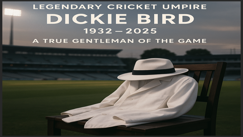 Dickie Bird cricket umpire death news