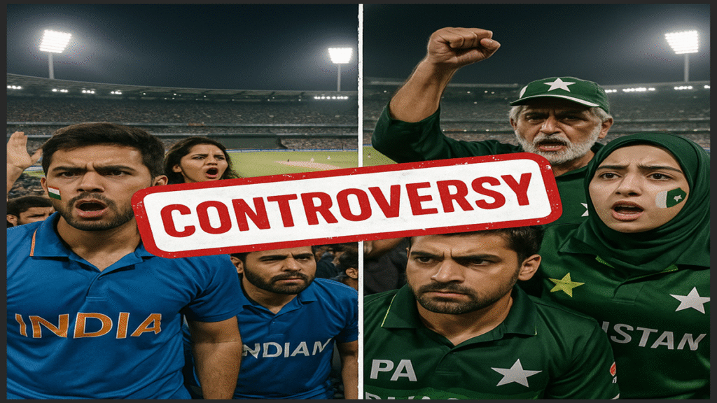 Pakistan TV panelist controversial comment India match