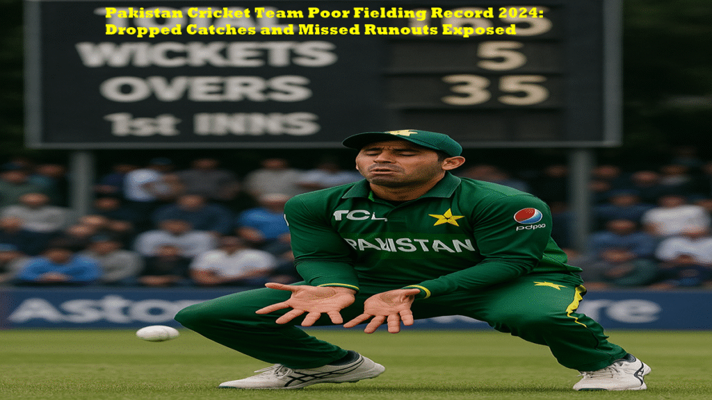 Pakistan Cricket Team Poor Fielding Record 2024