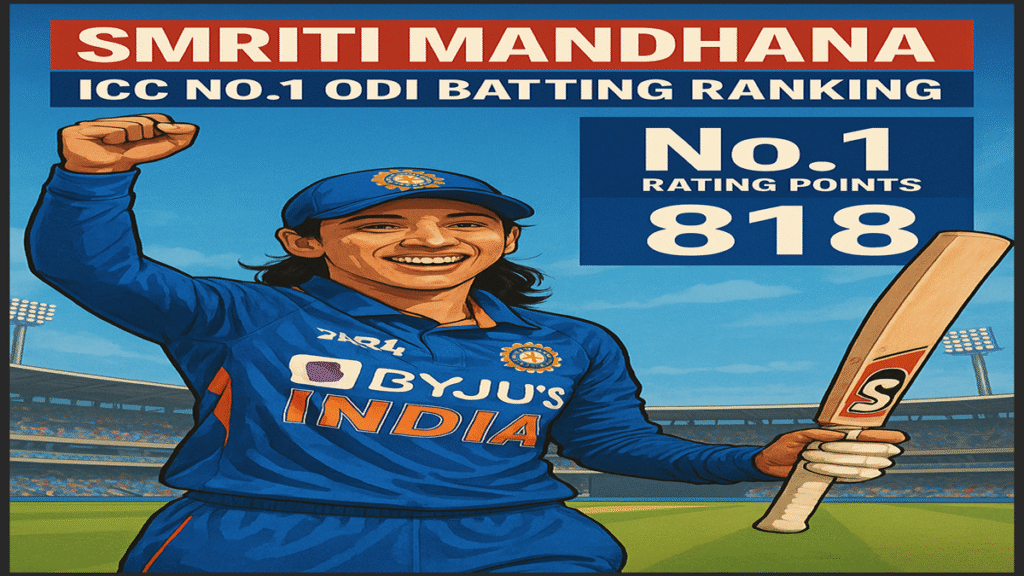 Smriti Mandhana ICC ODI rankings 2025