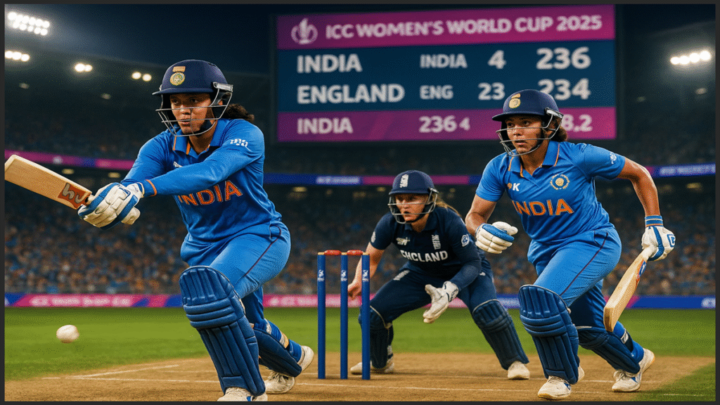 India vs England Women’s World Cup 2025 thriller