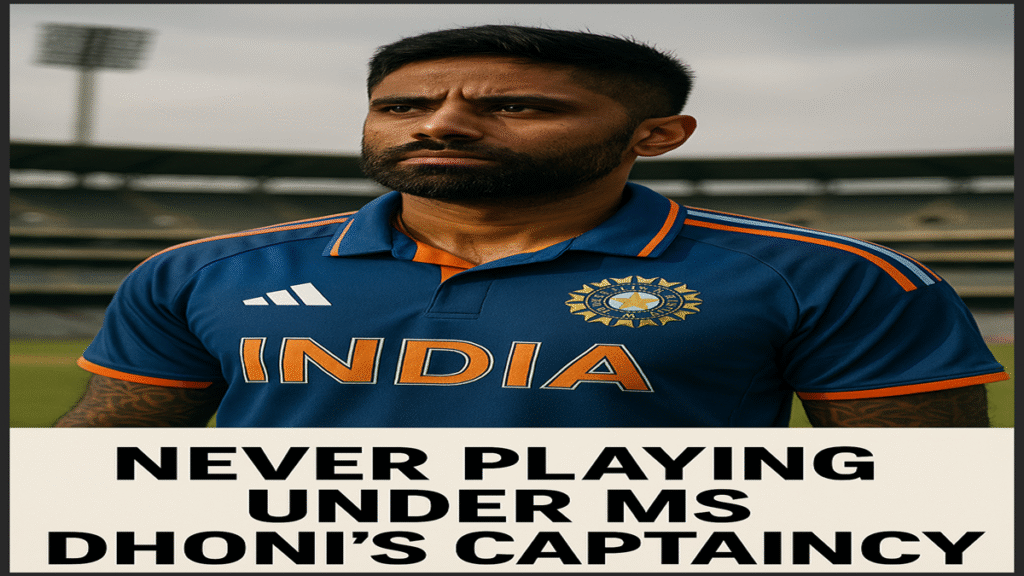 Suryakumar Yadav regret never playing under MS Dhoni