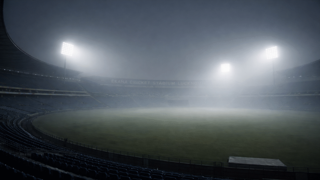 Lucknow India South Africa T20 fog cancellation refund