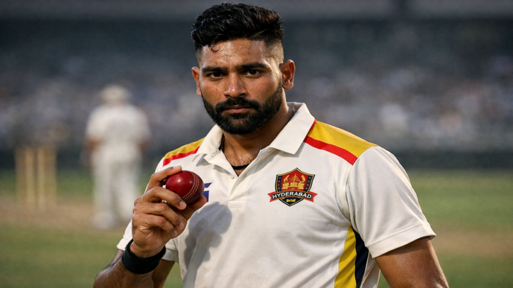Mohammed Siraj Hyderabad Ranji captaincy appointment