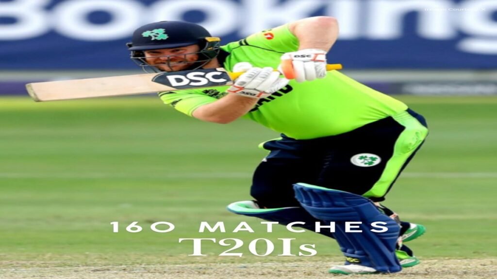 Paul Stirling first T20I player 160 matches