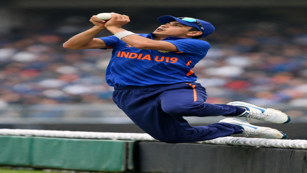 Vaibhav Suryavanshi boundary catch India vs Bangladesh U19 World Cup 2026