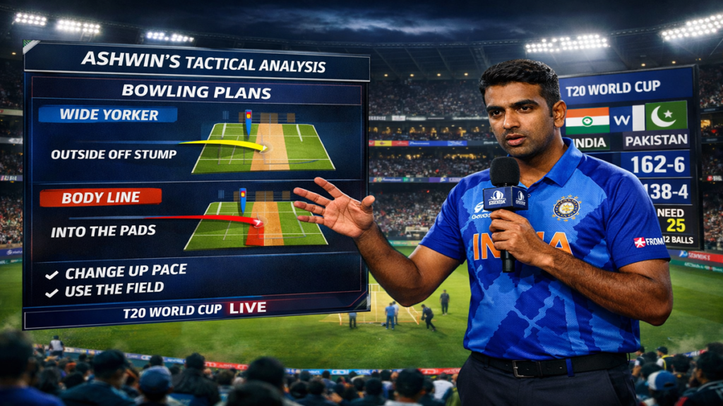 Ravichandran Ashwin analysis on India vs Pakistan 2026 T20 World Cup match decision