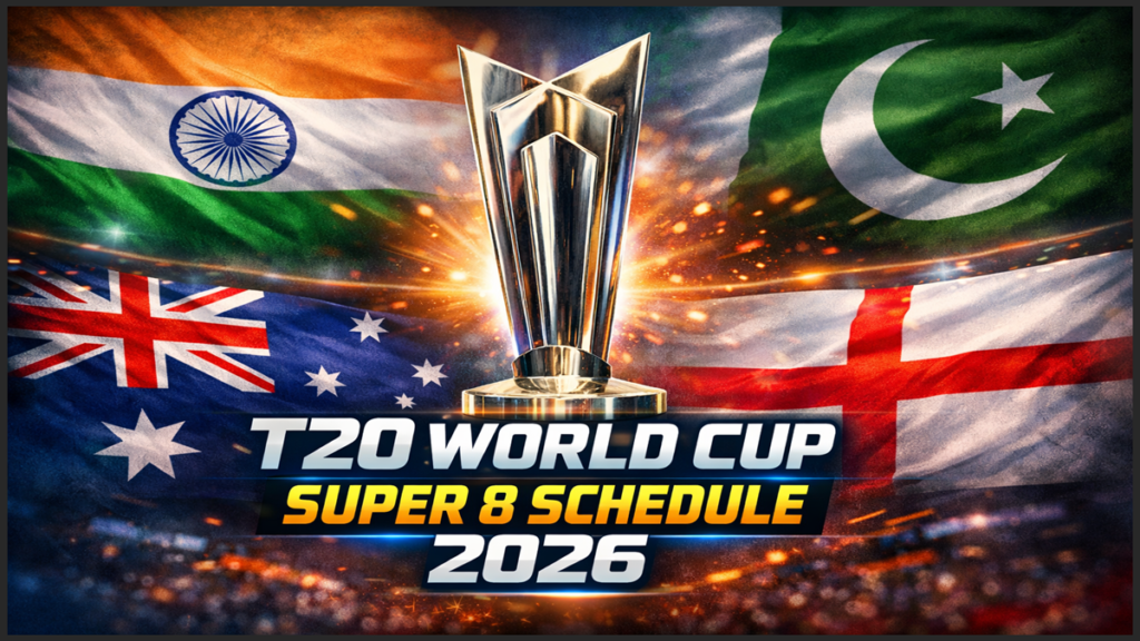 T20 World Cup Super 8 Schedule 2026