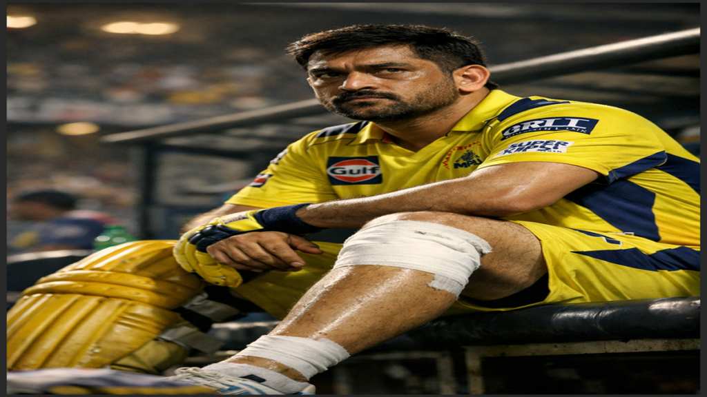 MS Dhoni injury IPL 2026 CSK absence update