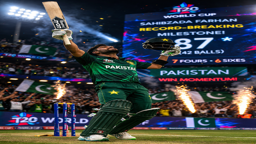 Sahibzada Farhan breaks Virat Kohli record