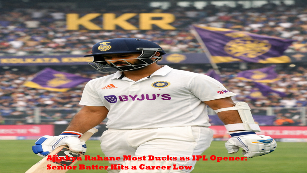 Ajinkya Rahane Most Ducks as IPL Opener
