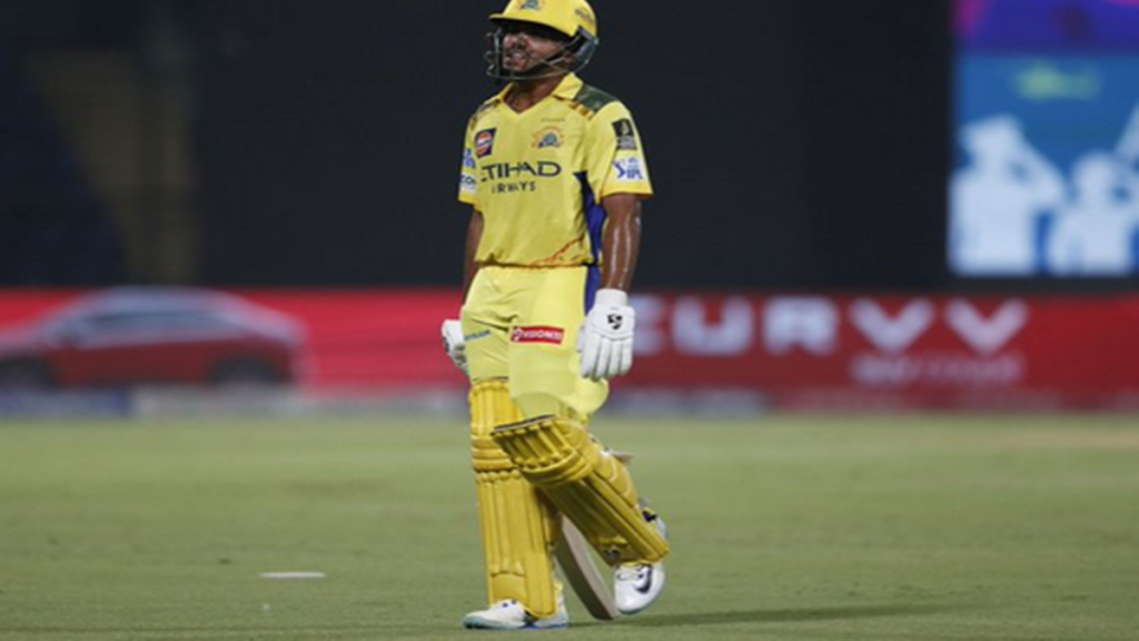 Ayush Mhatre Retired Out