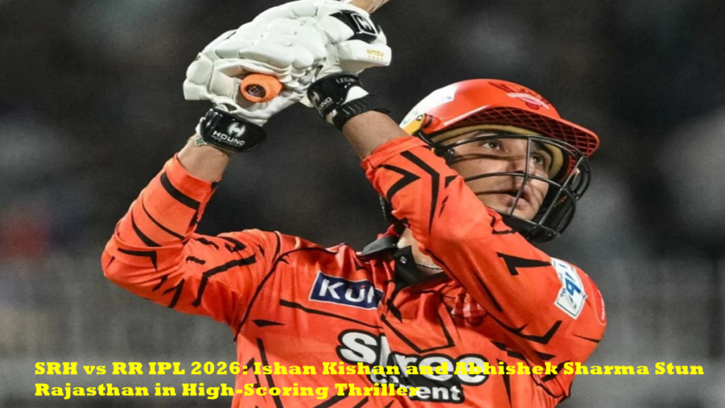 Sunrisers Hyderabad vs Rajasthan Royals IPL 2026 match highlights and record chase