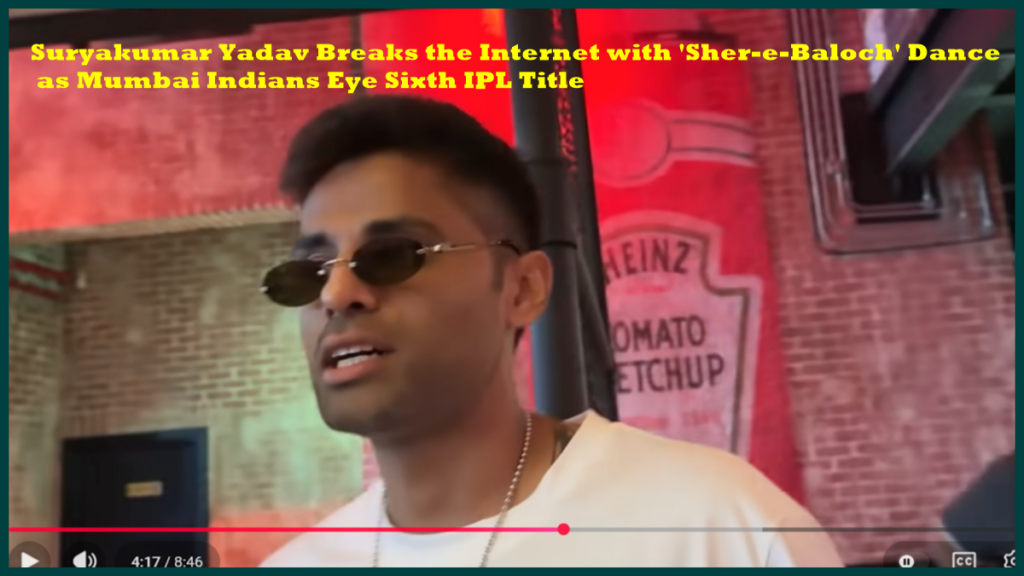 Suryakumar Yadav Sher-e-Baloch Dance
