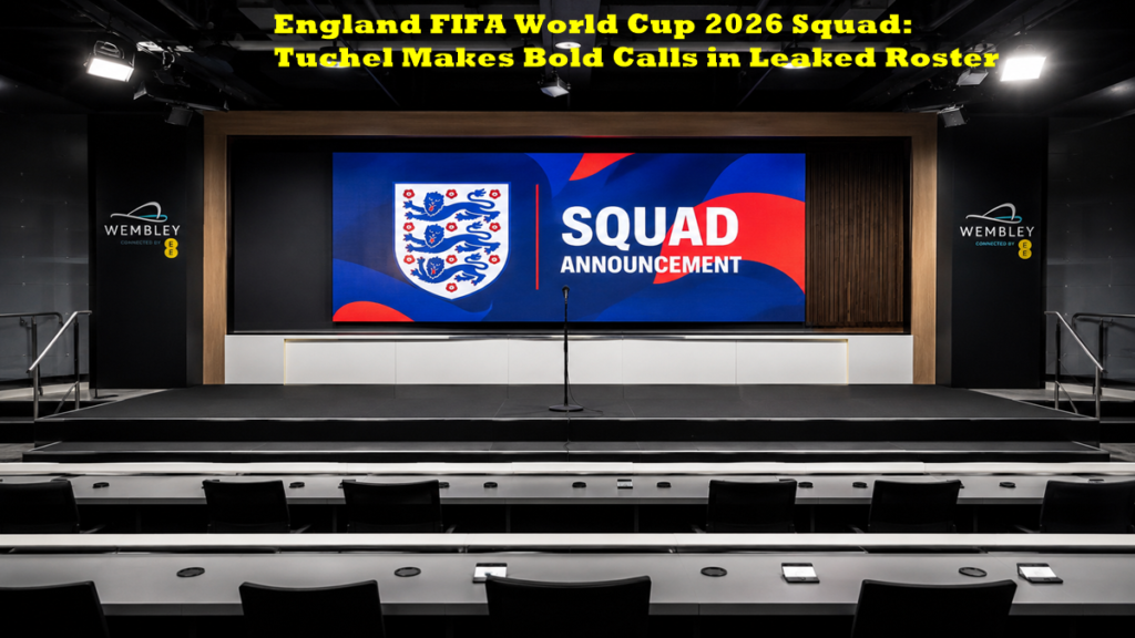 England FIFA World Cup 2026 Squad