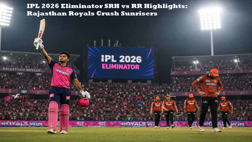 IPL 2026 Eliminator SRH vs RR highlights