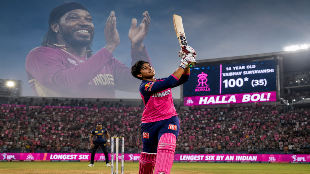 Vaibhav Suryavanshi Most Sixes in an IPL Season