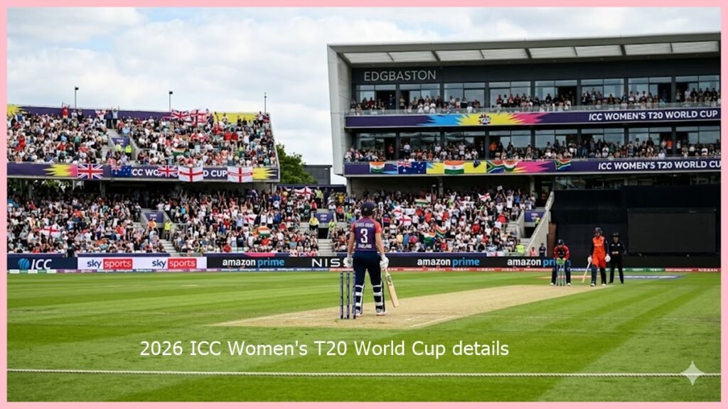 2026 ICC Women's T20 World Cup details