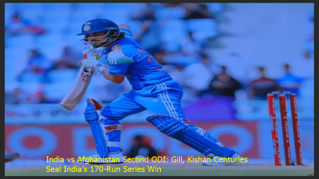 India vs Afghanistan Second ODI
