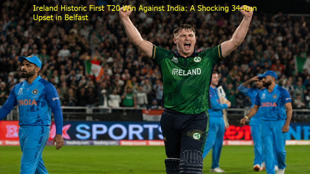 Ireland historic first T20 win against India
