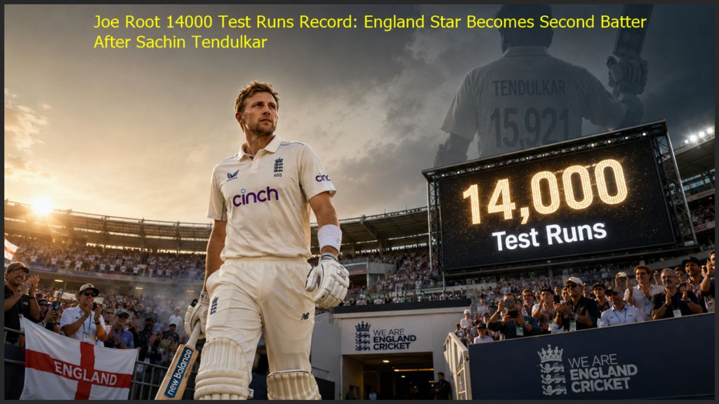 Joe Root 14000 Test Runs Record