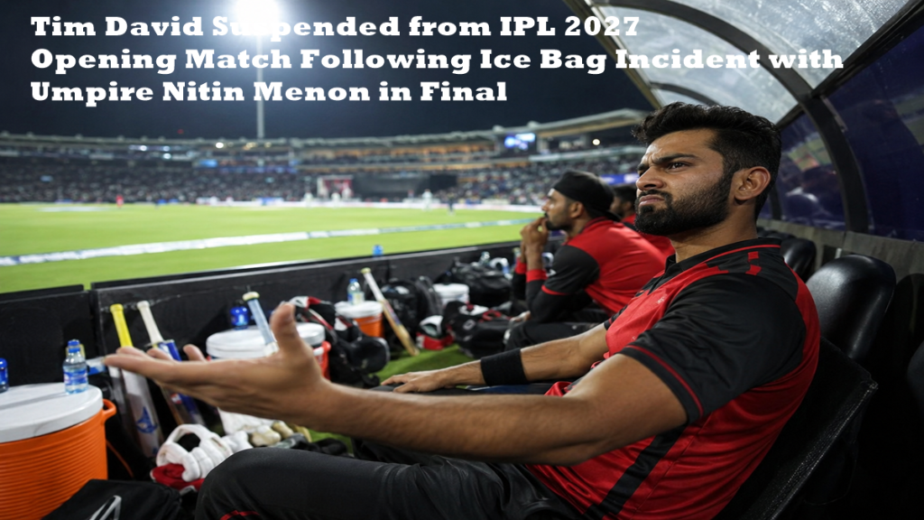 Tim David suspension IPL 2027 opening match