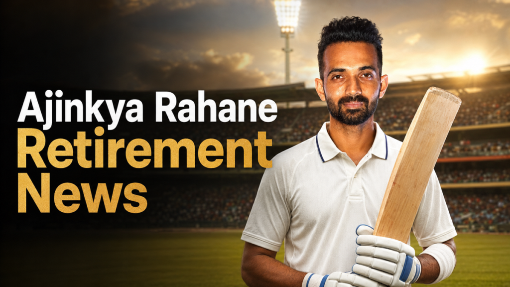 Ajinkya Rahane Retirement News