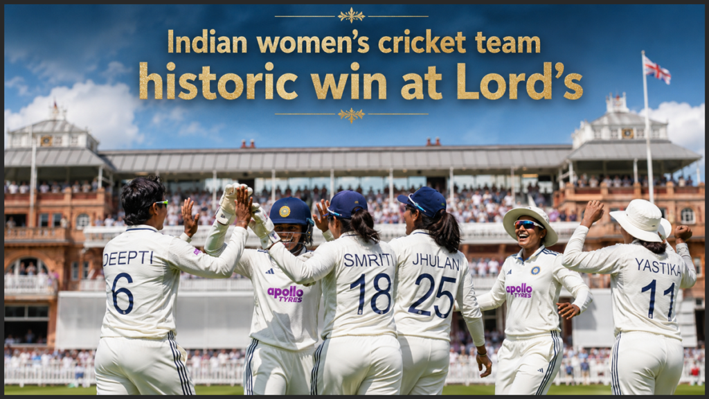 Indian Women’s Cricket Team Won at Lord’s