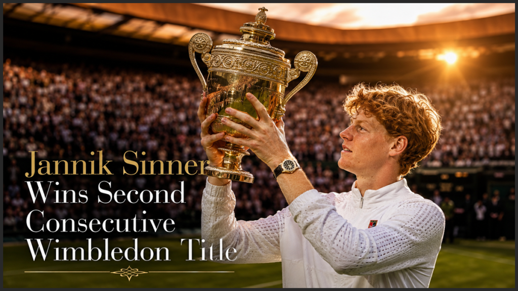 Jannik Sinner Wins Second Consecutive Wimbledon Title