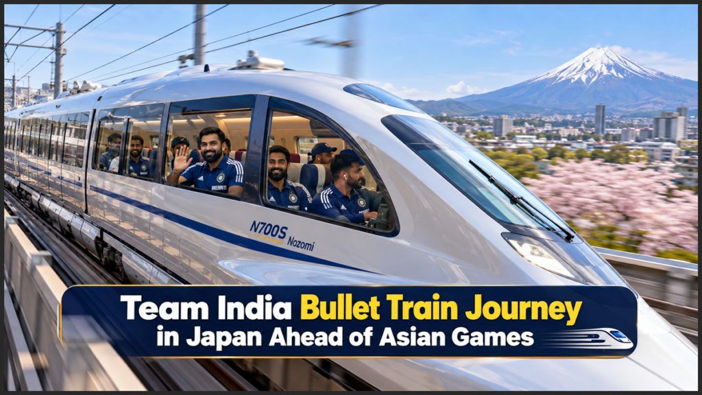 Team India Bullet Train Journey in Japan