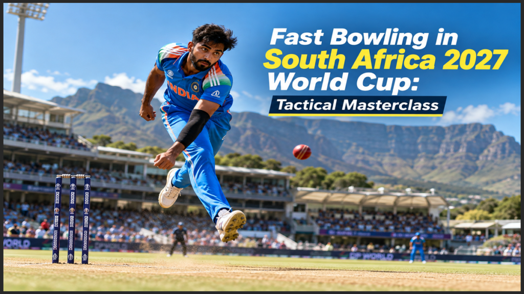 fast bowling in South Africa 2027 World Cup