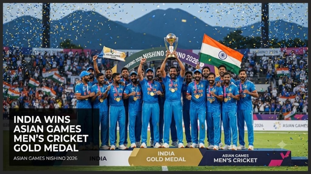 India Wins Asian Games Men's Cricket Gold Medal